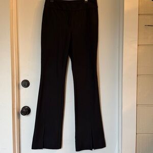 Derek Lam 10 Crosby Maeve Slit Front Flare Dress Pants trousers black Size 2